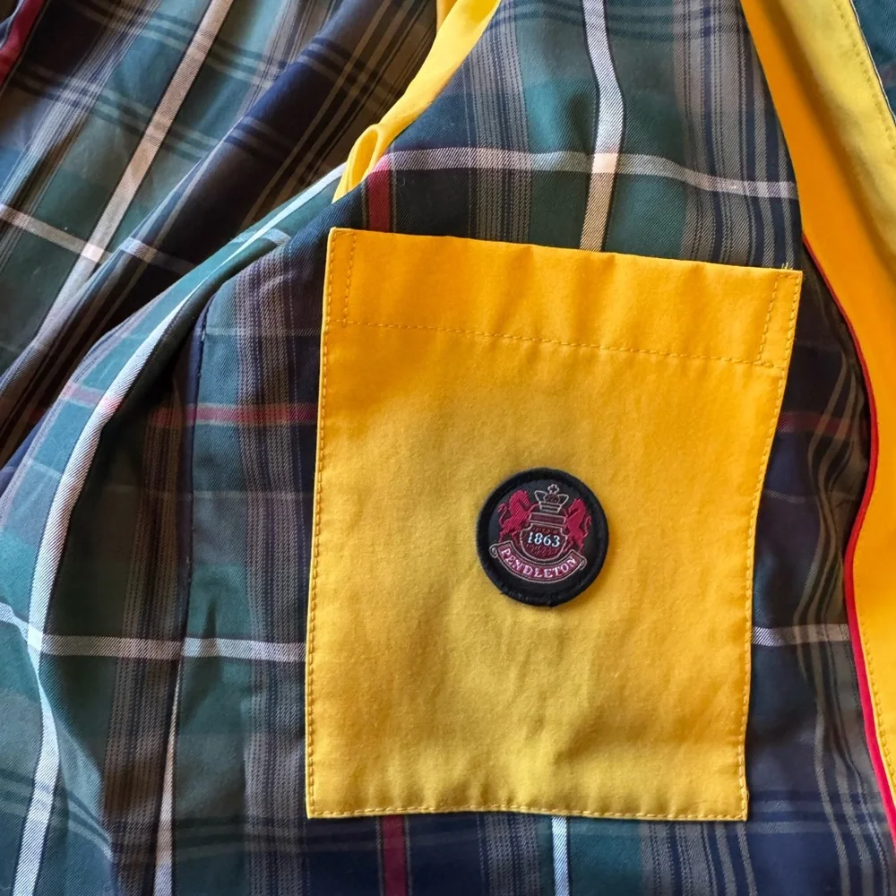 NWOT Pendleton Women's Yellow Hooded Outdoor Jacket - Picture 9 of 9